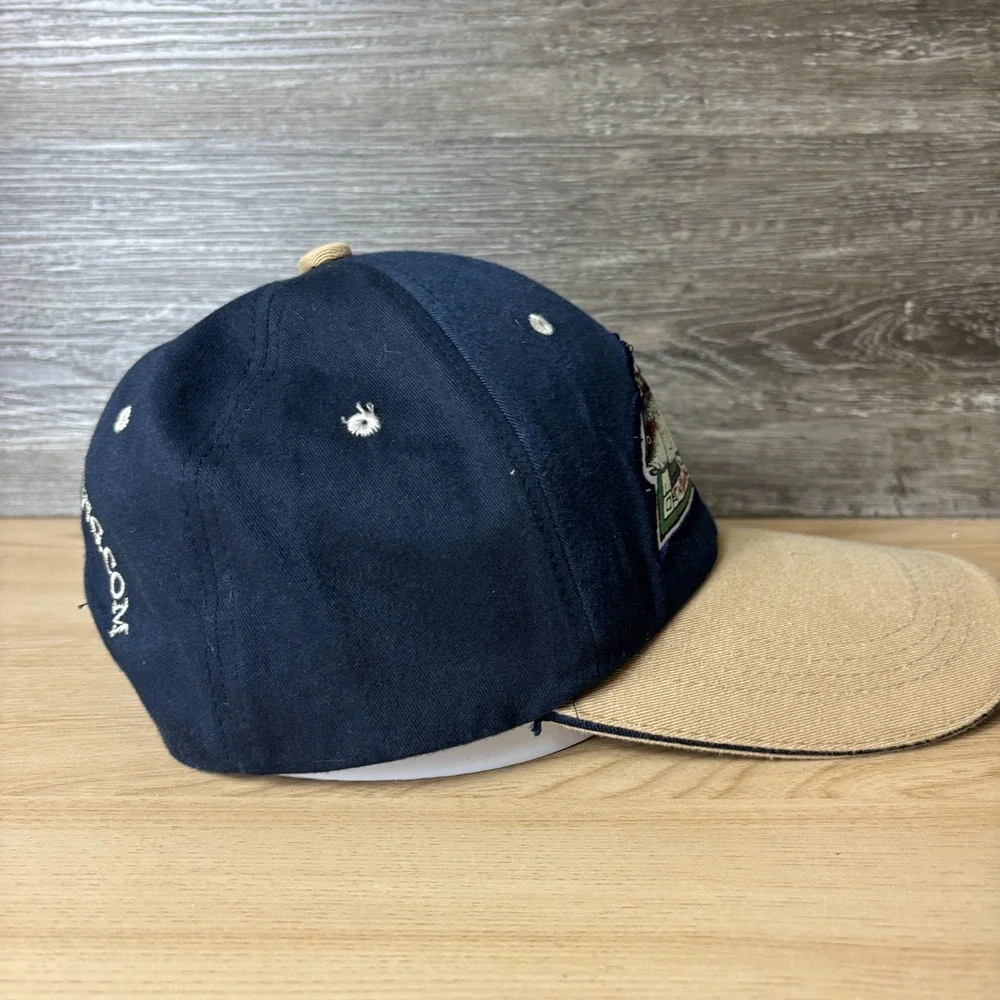 Vintage Ohero Fishing Hat Cap Strap Back Blue Fishing Is Good Mens